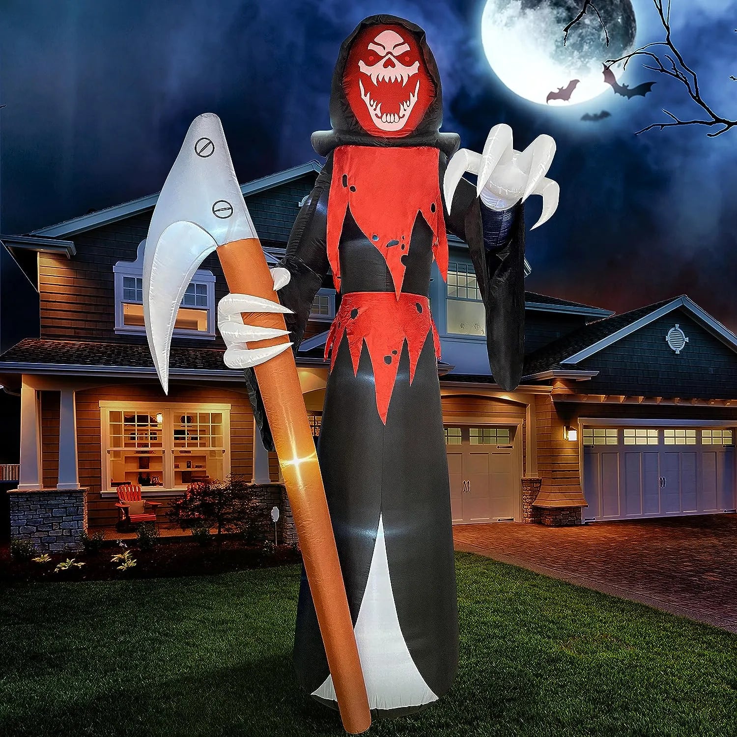 12 ft Inflatable Pumpkin Reaper outlet (Fully Functional)