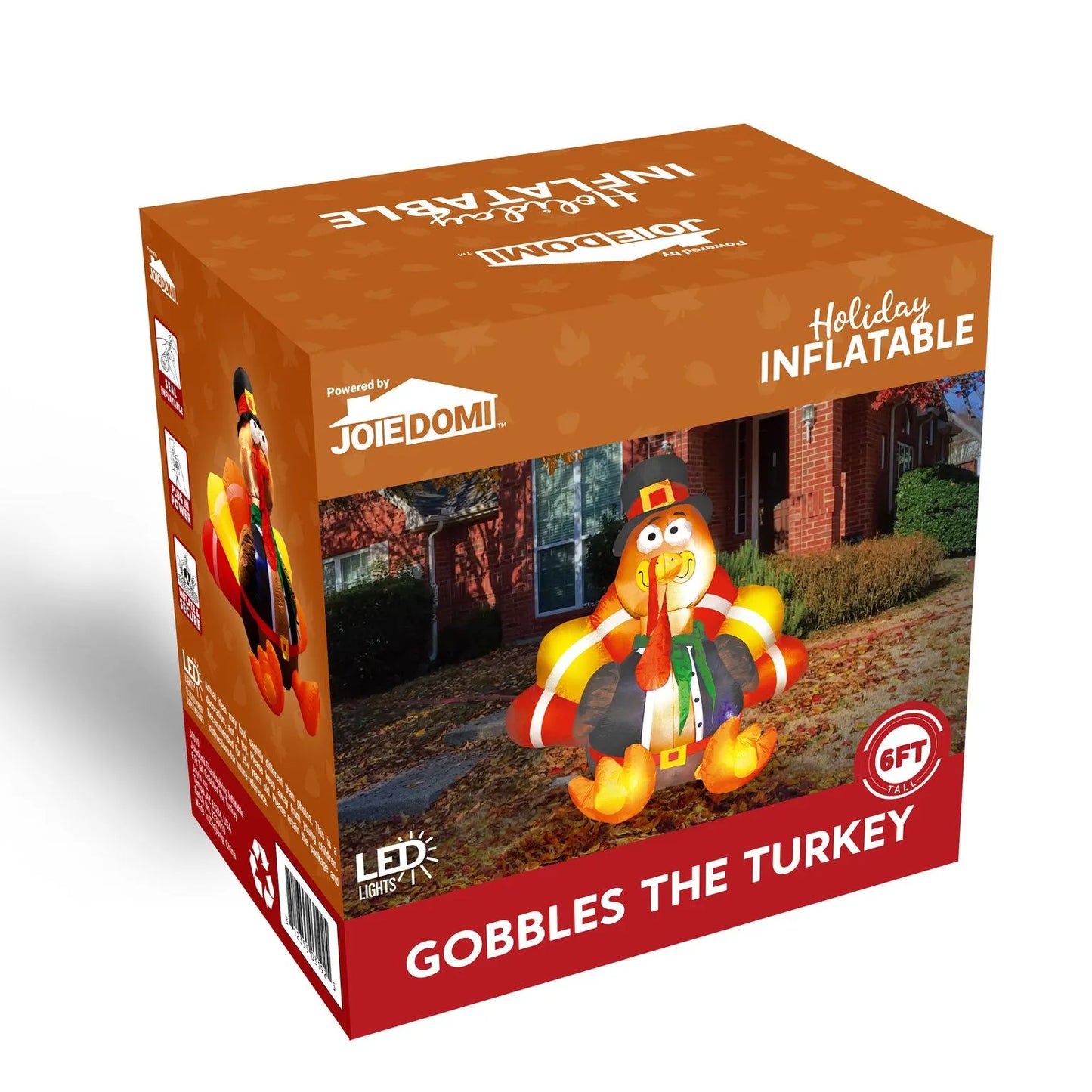 6ft Large Inflatable Thanksgiving Turkey