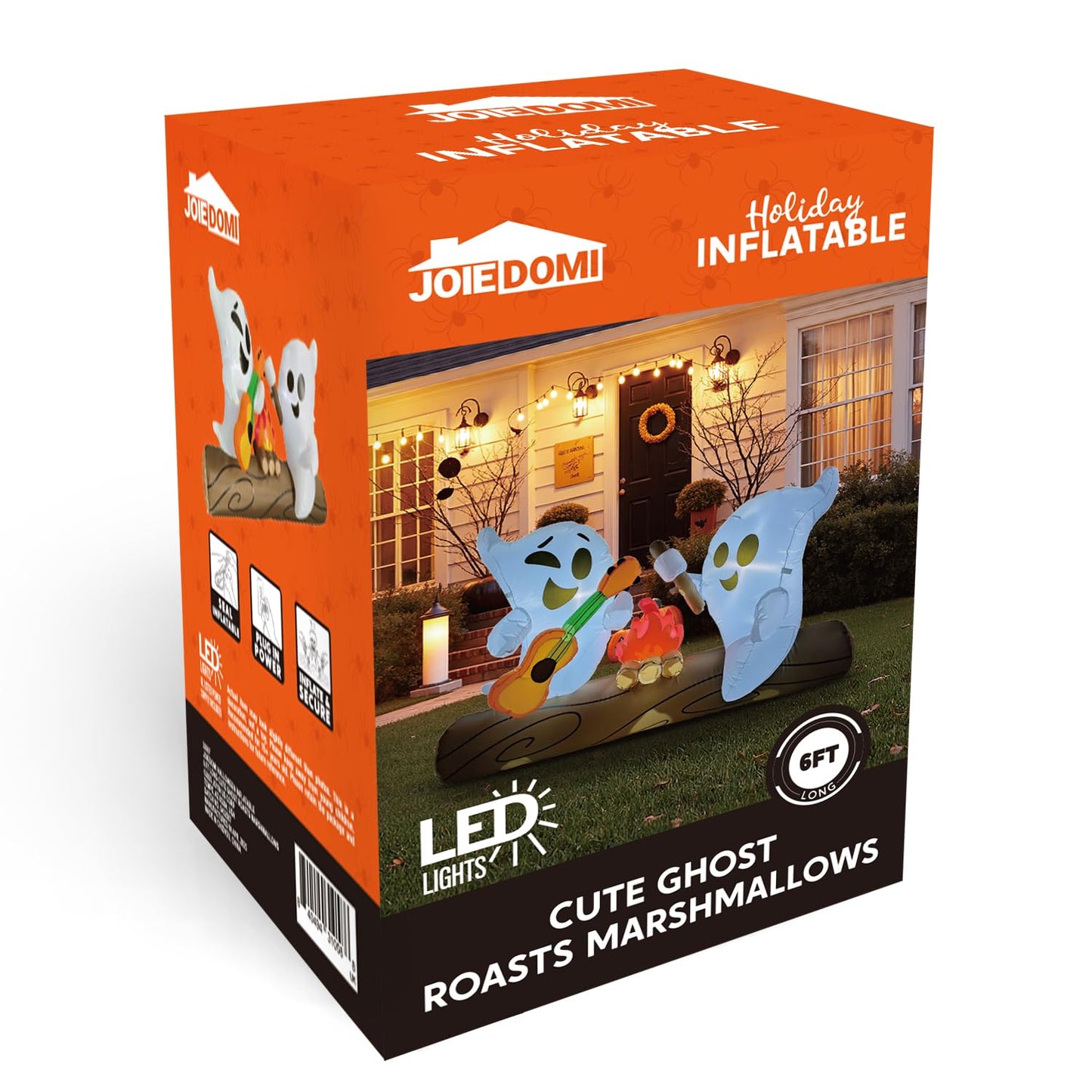6ft Halloween Inflatable Ghost Outdoor Decoration