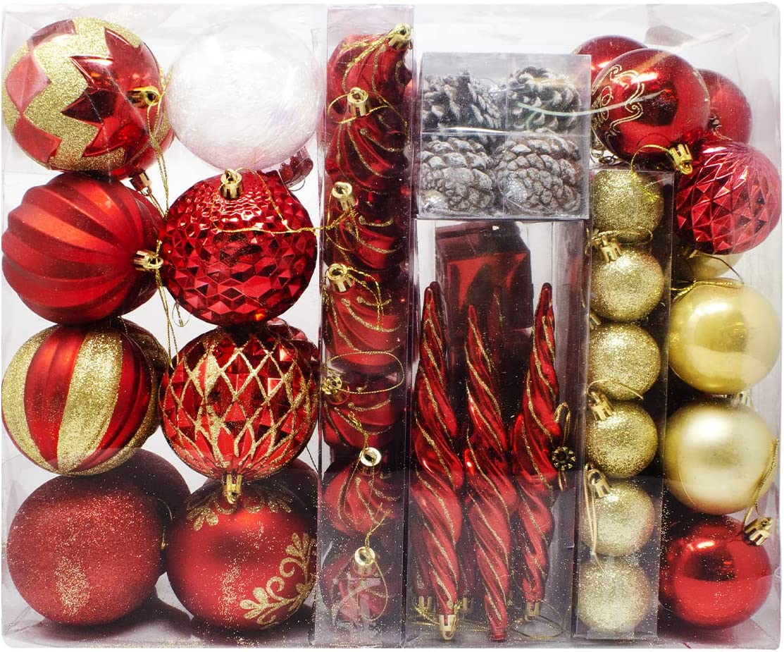 Assorted deals christmas ornaments