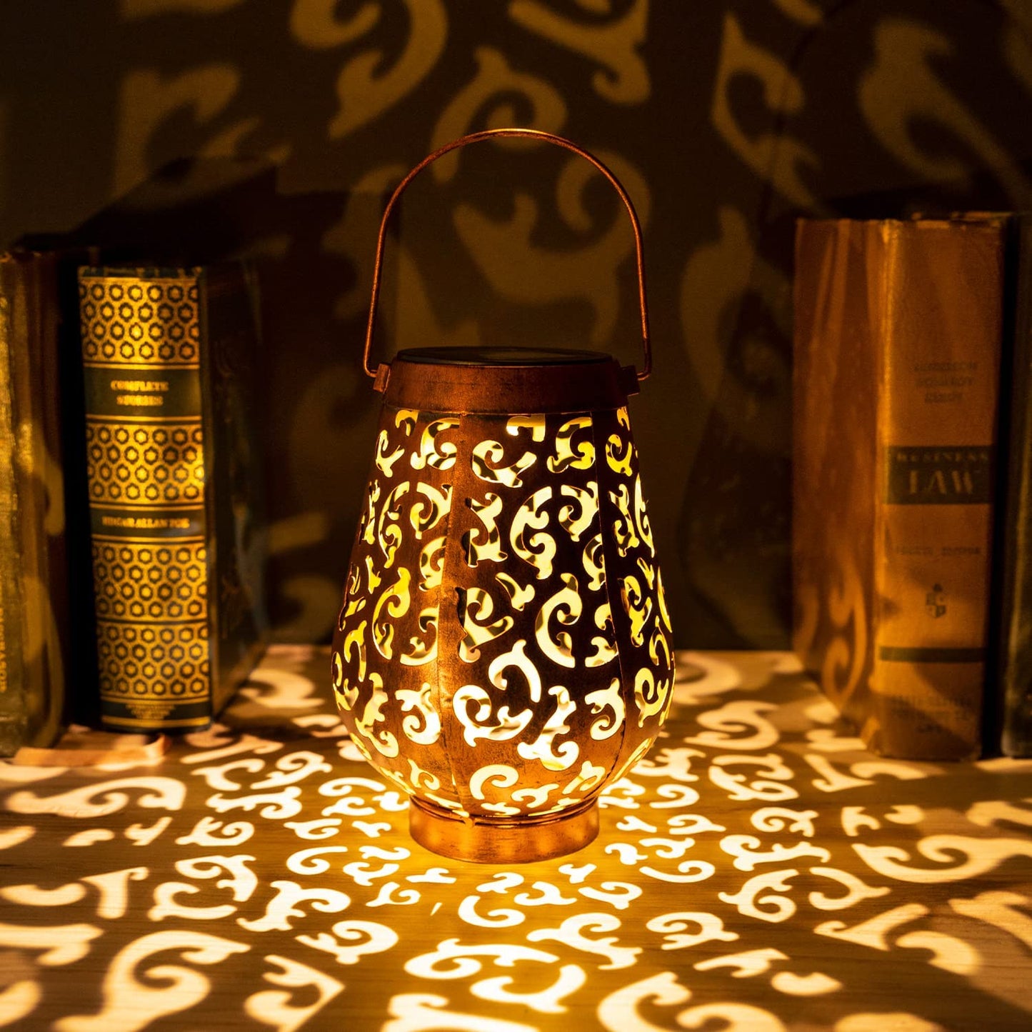 2 Pack Outdoor Solar Hanging Lantern Lights