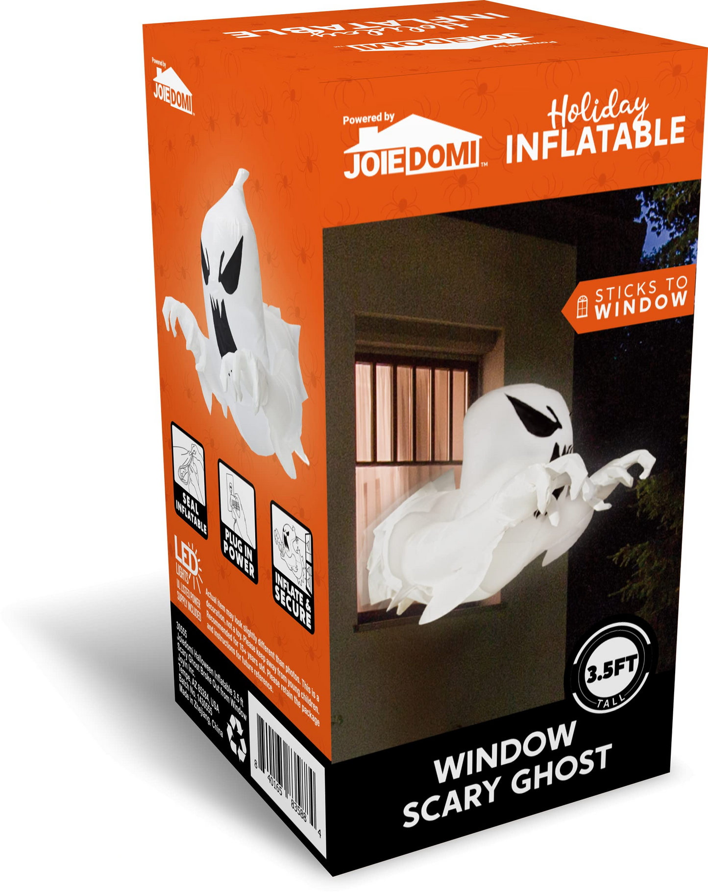 3.5ft Halloween Flying Ghost Broke Out from Window