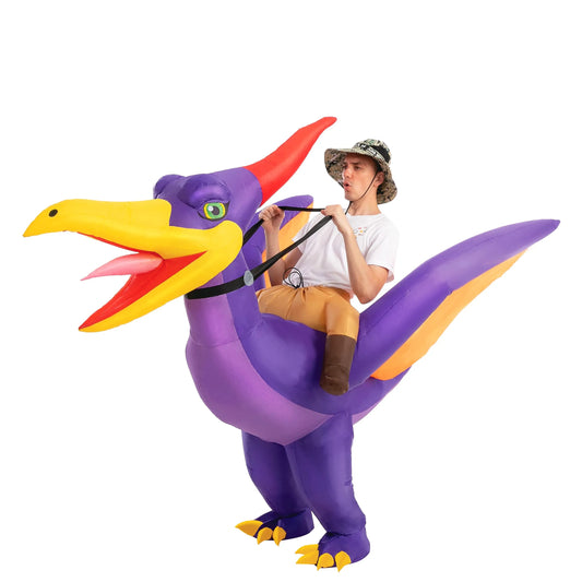 How Does an Adult Dinosaur Costume Inflatable Work
