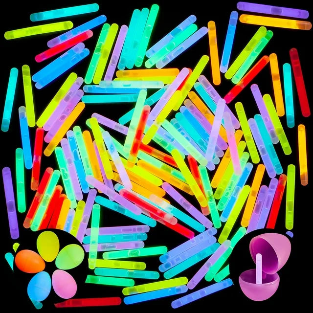 Joiedomi 200 Pcs Mini Glow Sticks Bulk with 8 Colors