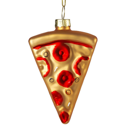 Pizza Mini Christmas Ornaments