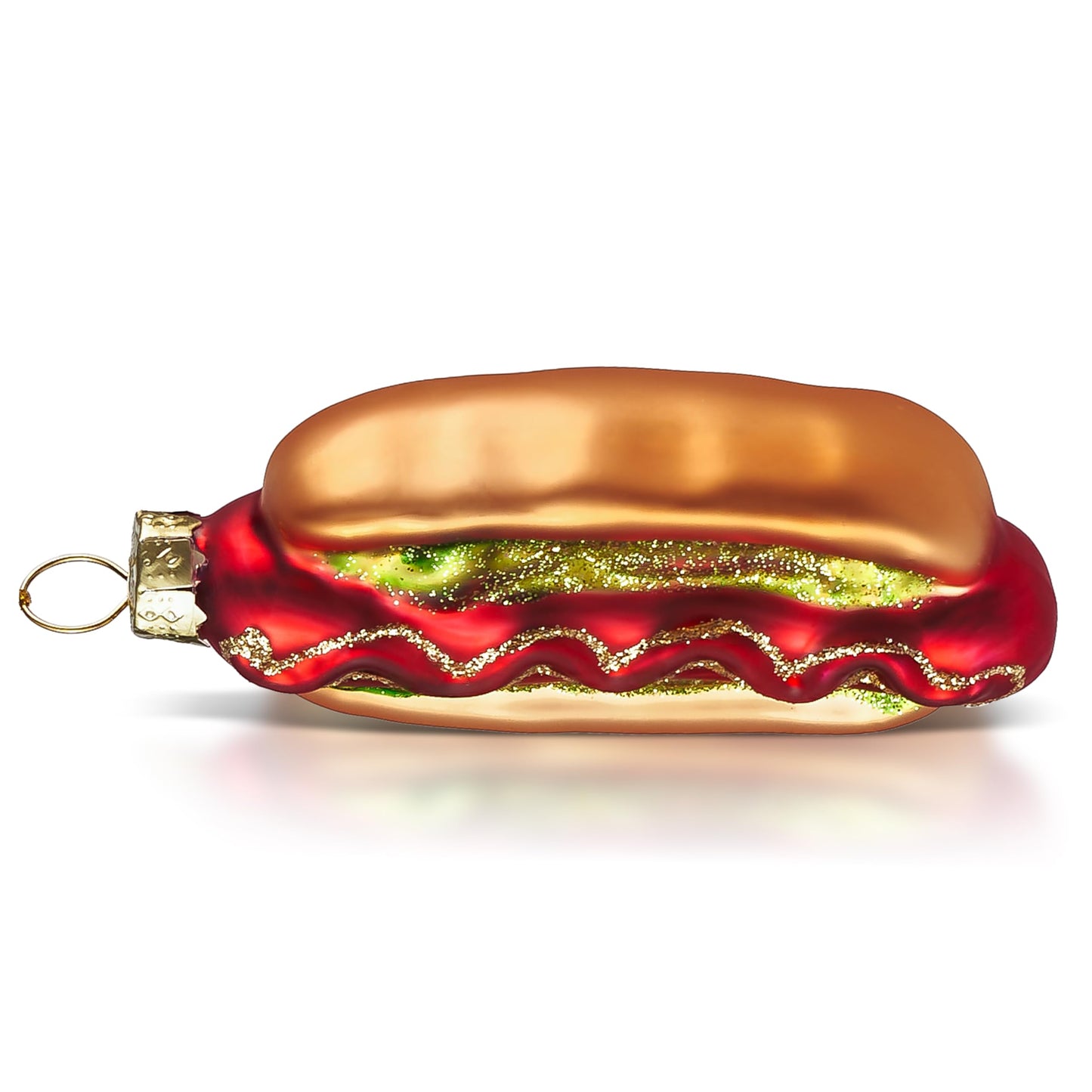 Hot Dog Mini Christmas Ornaments