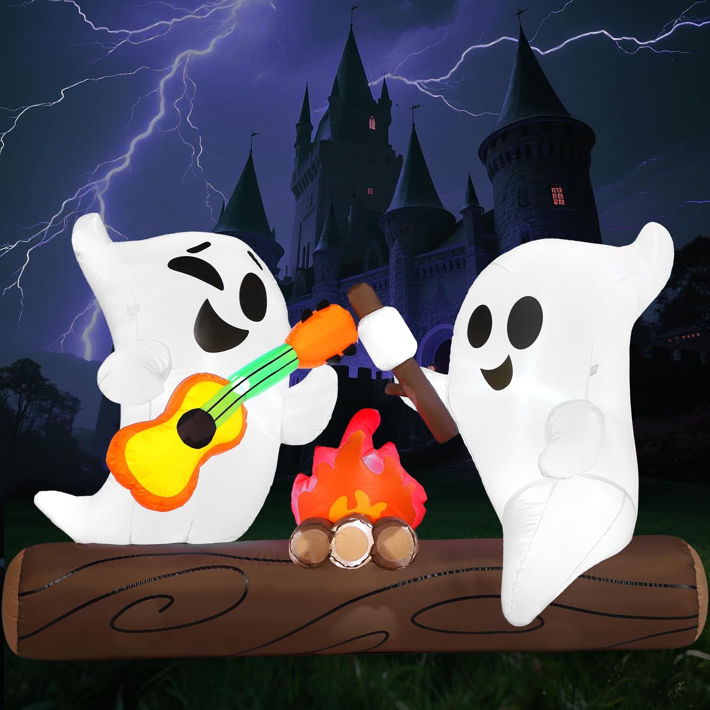 6ft Halloween Inflatable Ghost Outdoor Decoration