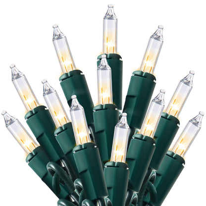 100 Clear Christmas String Lights Indoor