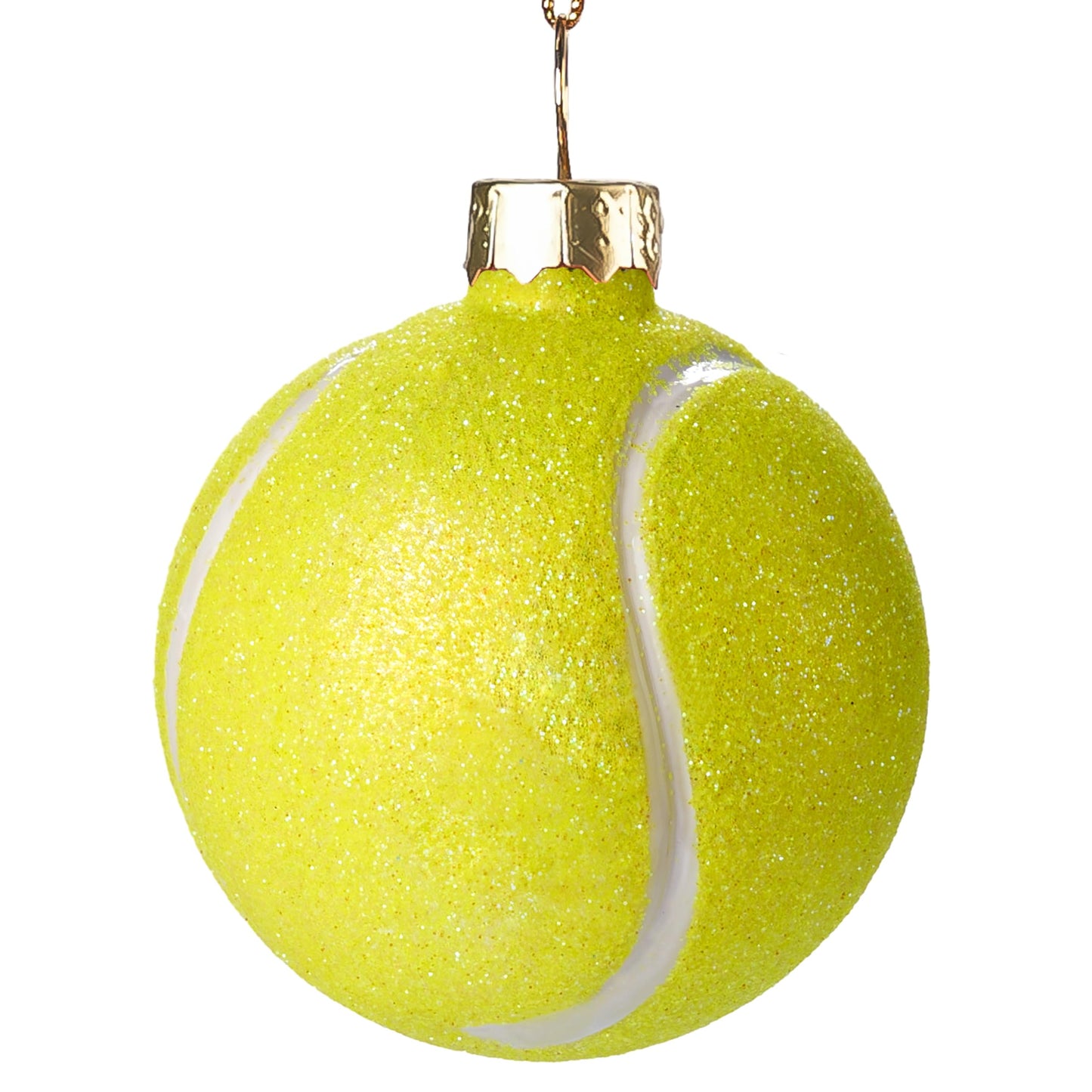 Tennis Balls Sports Blown Glass Small Funny Mini Christmas Ornaments for Christmas Tree