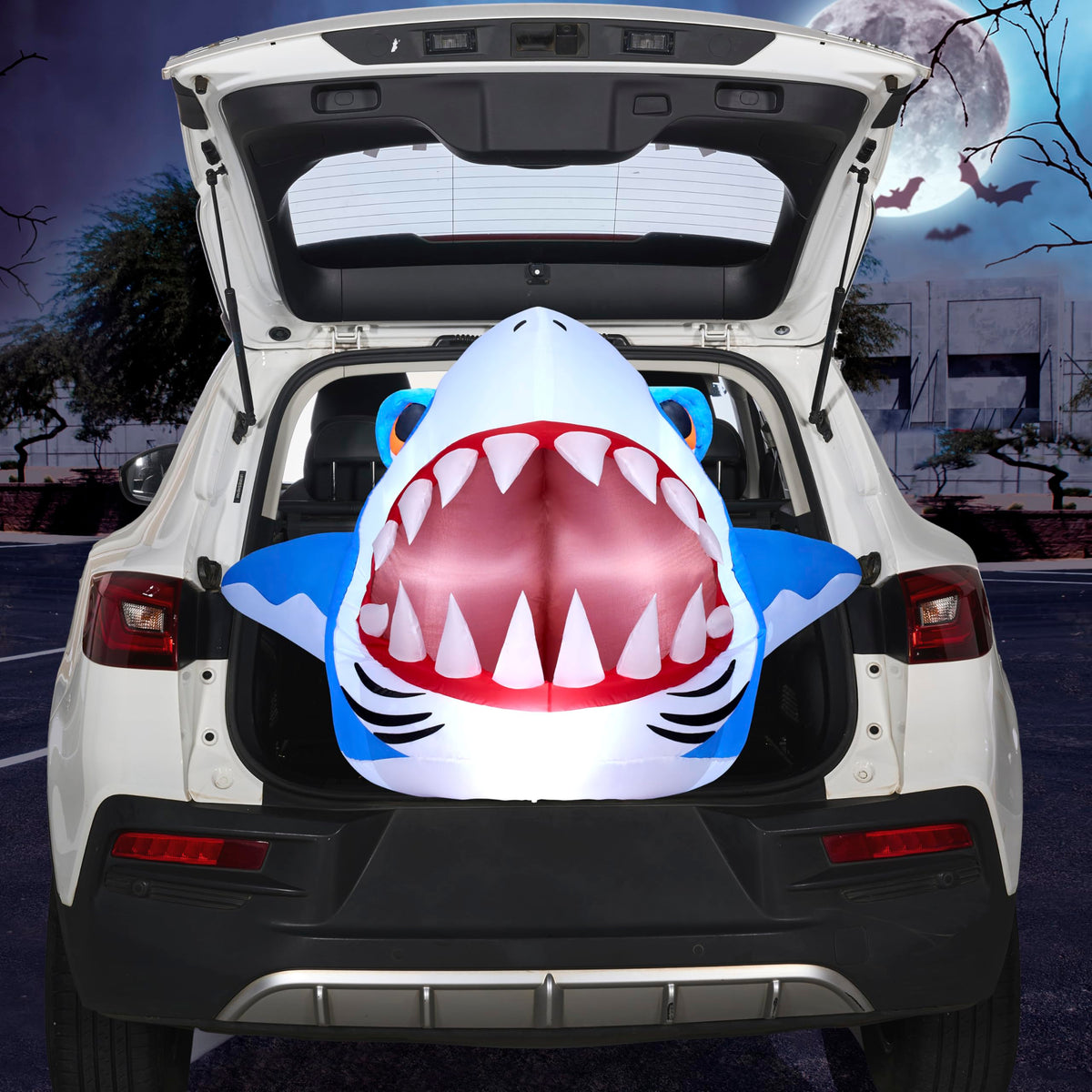 Shark Trunk Or Treat Halloween Inflatables Decor