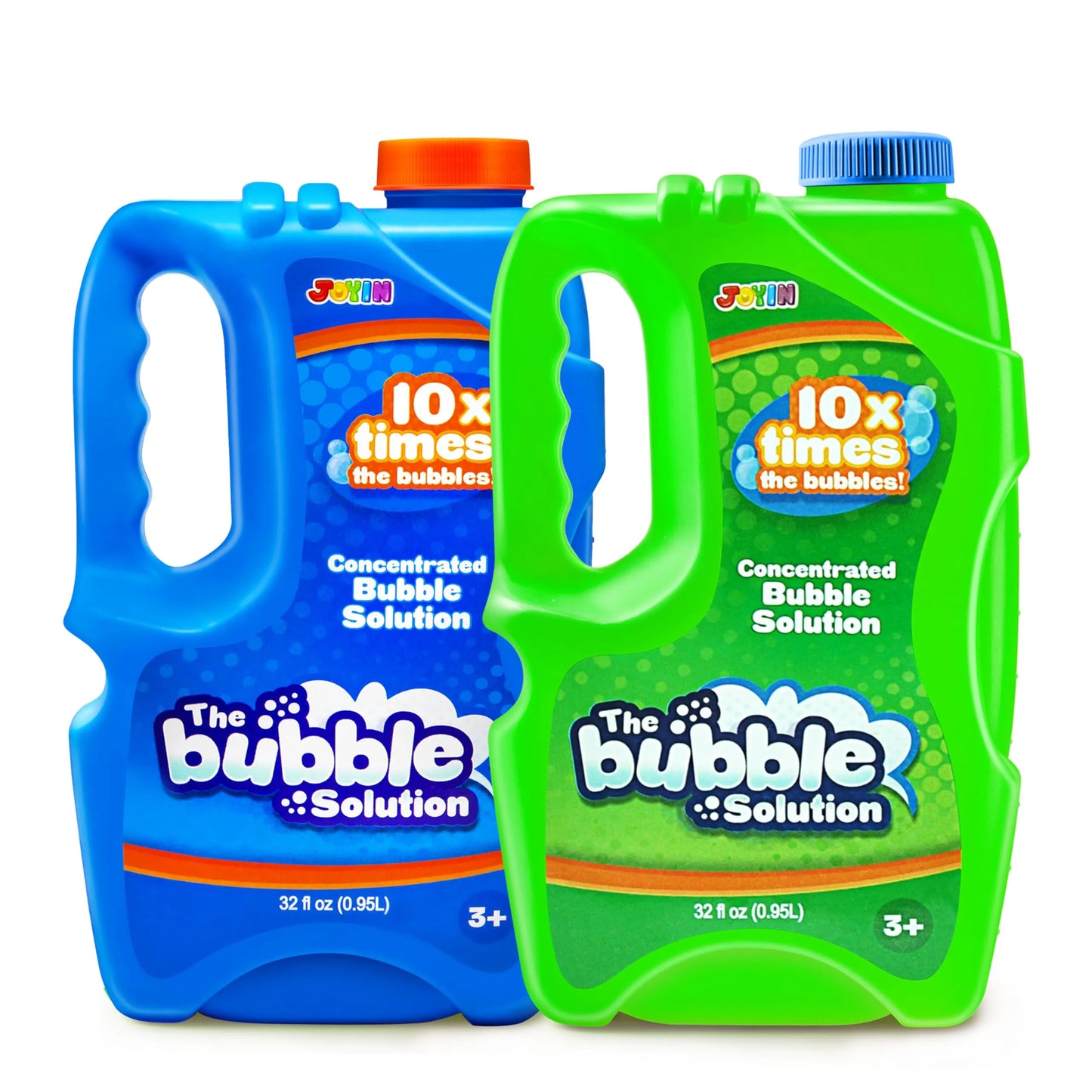 2 Bottles Bubbles Refill Solutions 64oz (up to 5 Gallon) for Bubble Machine