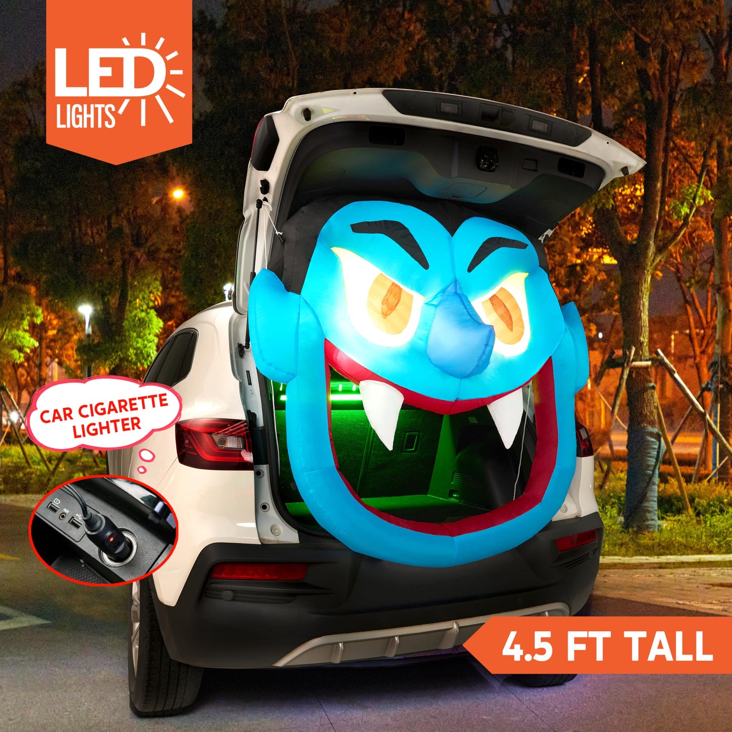 Vampire Trunk or Treat Car Halloween Decoration