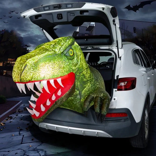 3.6ft Halloween Inflatable Animated Dinosaur Trunk Or Treat