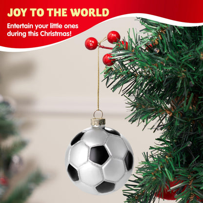 Mini Soccer Christmas Ornaments for Tree Hanging Ornament