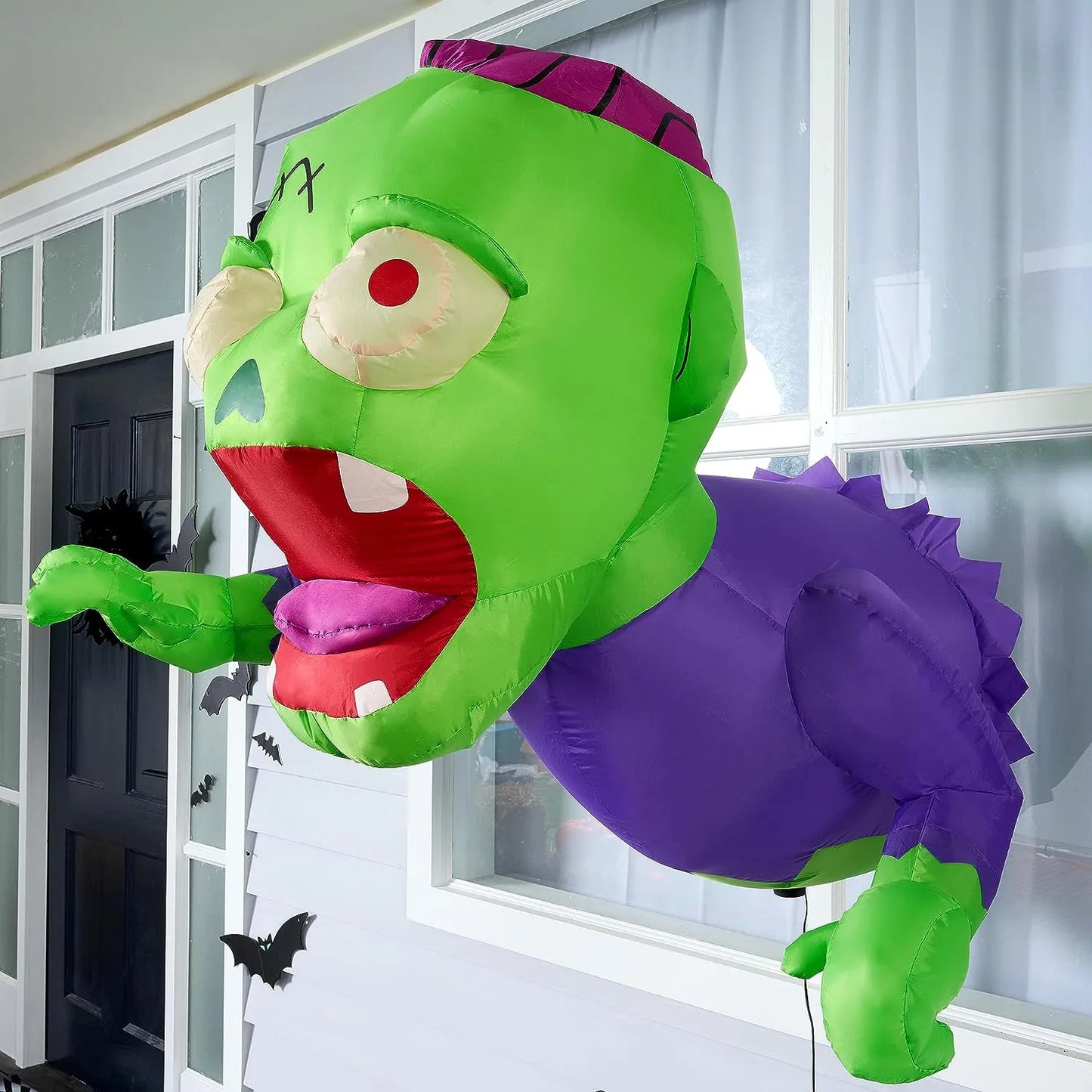 4.5ft Zombie Window Breaker Halloween Inflatable Decoration