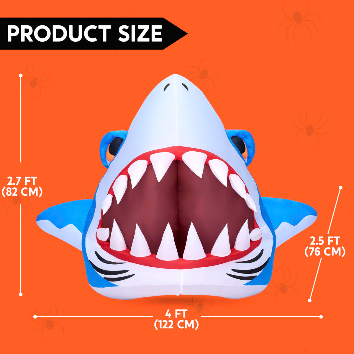 Shark Trunk Or Treat Halloween Inflatables Decor
