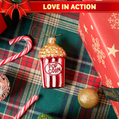 Small Christmas Popcorn Ornament