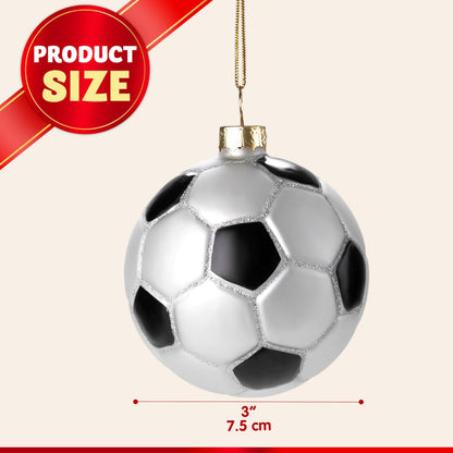 Mini Soccer Christmas Ornaments for Tree Hanging Ornament