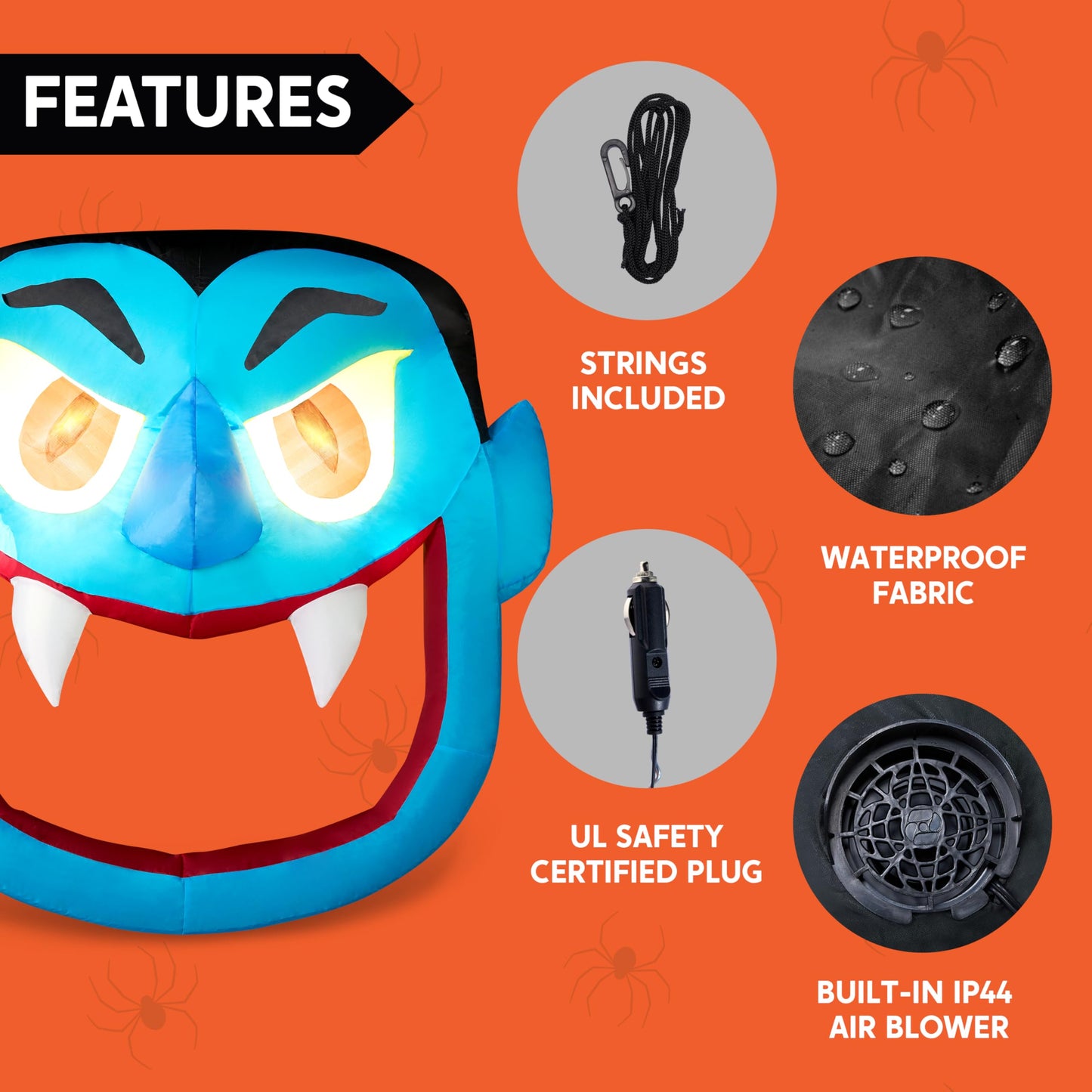 Vampire Trunk or Treat Car Halloween Decoration
