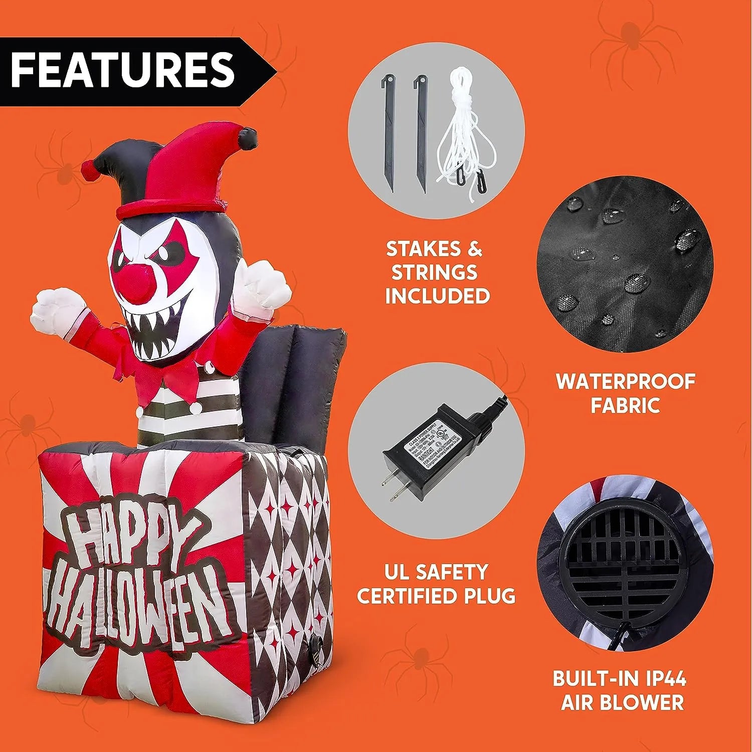 Joiedomi Arco De árbol Inflable De Halloween De 10 Pies De Alto Con Calaveras Y Personajes Calabaza Inflable Y Fantasma Con Led Integrados Joiedomi Arco De árbol Inflable De Halloween De 10 Pies De Alto Con Calaveras Y Personajes Calabaza Inflable Y Fantasma Con Led Integrados