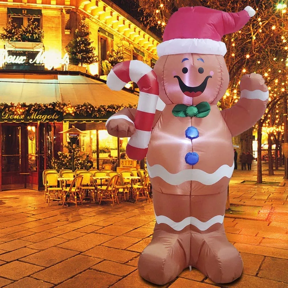 Tall Gingerbread Man Inflatable (5 Ft) – JOIEDOMI