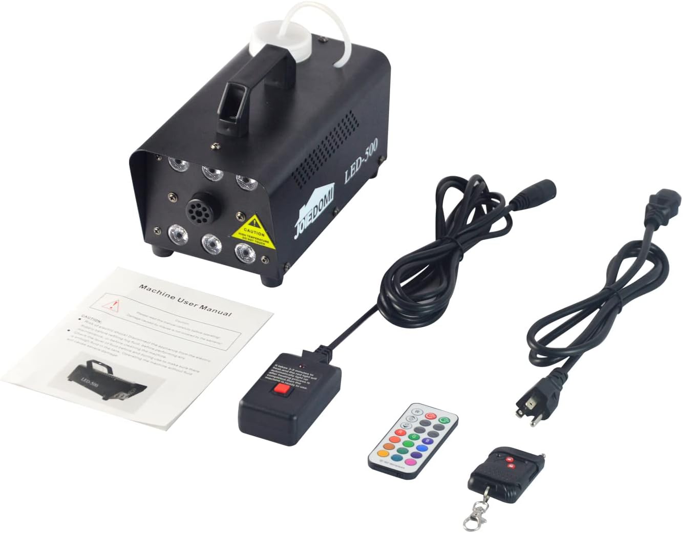 500W Fog Machine with 6 Multicolor LED Lights (Remote Control)