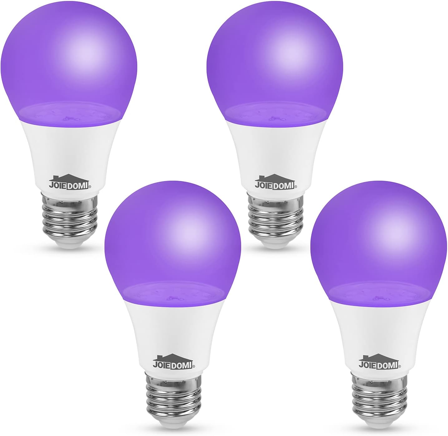 9W LED Black Light Bulb, 4Pcs