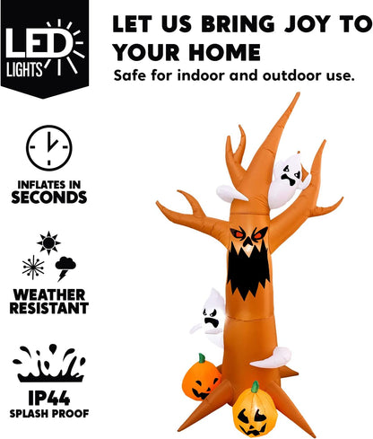 8 ft. Haunted Scary Tree Halloween Inflatable