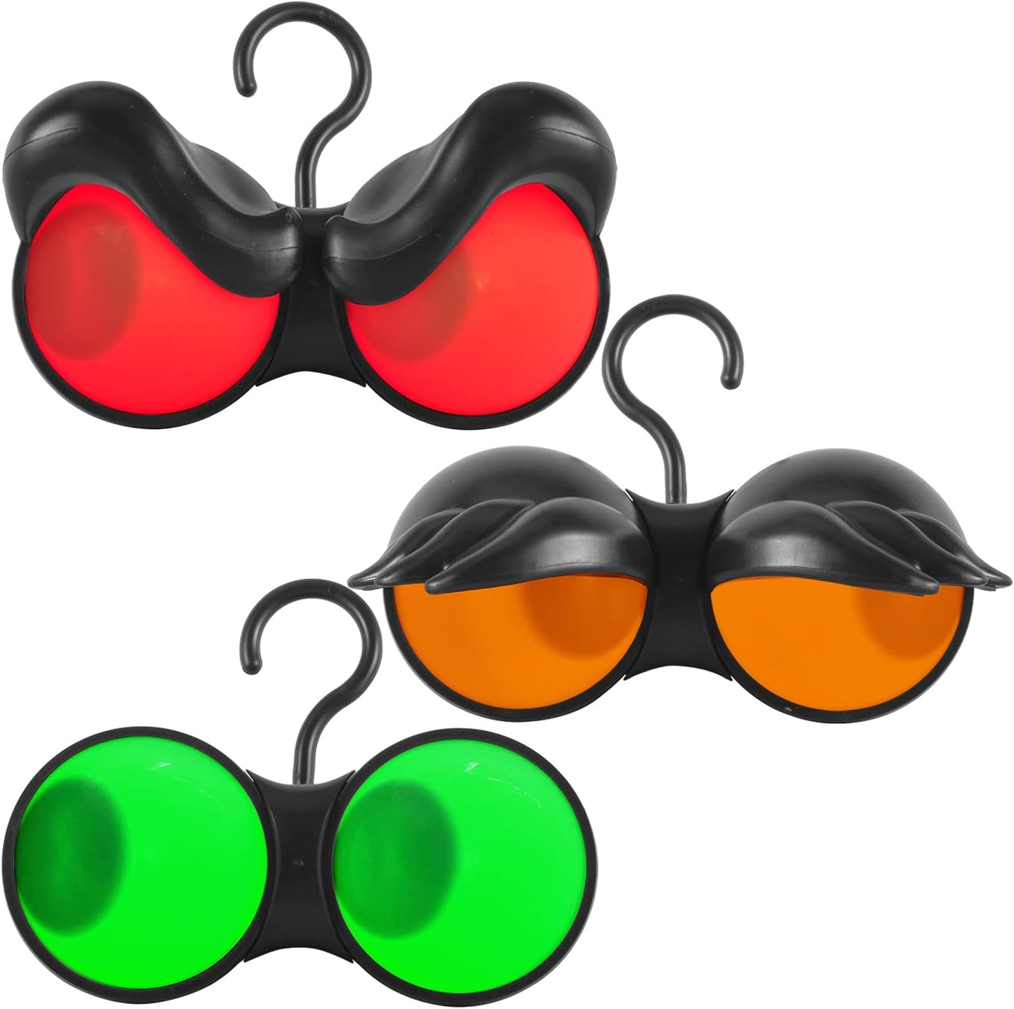 Flashing Peeping Eyes Lights 3 Pack - Red, Green, Orange