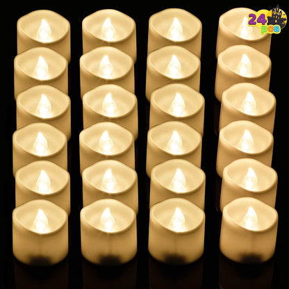 24 Packs LED Flickering Flameless Candles (Warm White)