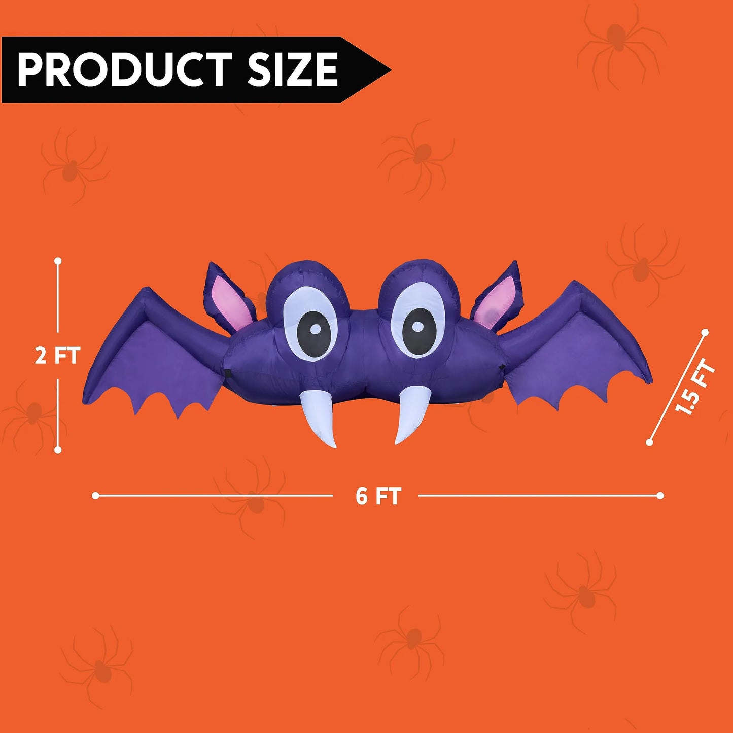 6ft Bats Trunk or Treat Halloween Inflatable