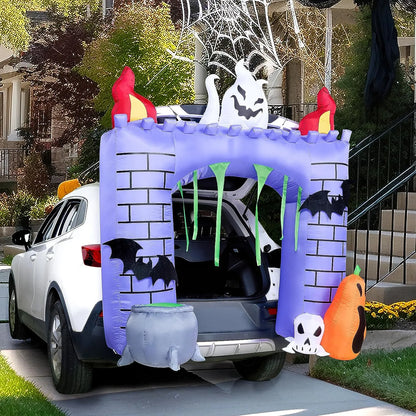 6ft Haunted Castle Trunk or Treat Halloween Inflatable