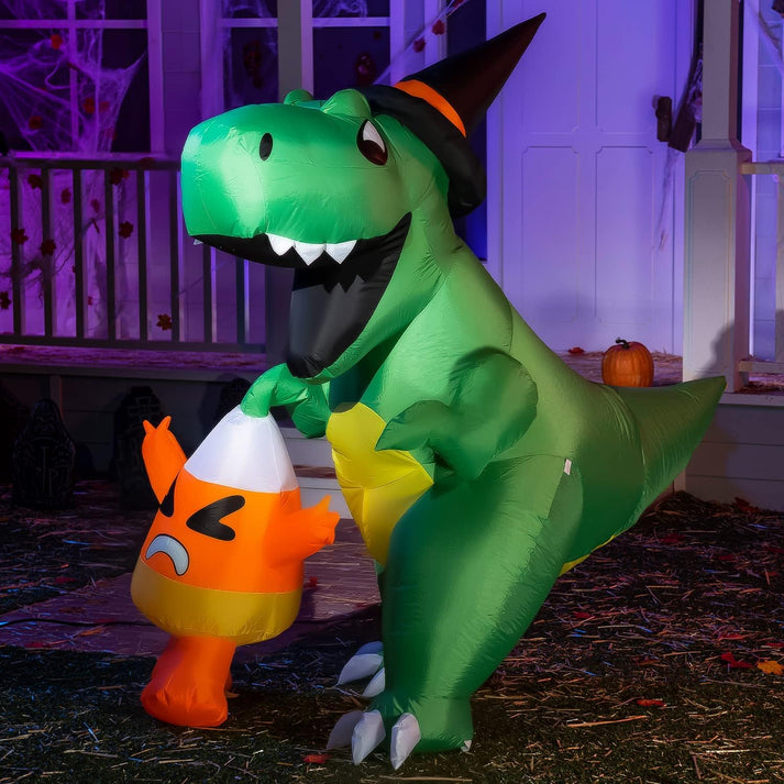 6ft Inflatable Dinosaur Catching Candy Corn - Joiedomi – JOIEDOMI