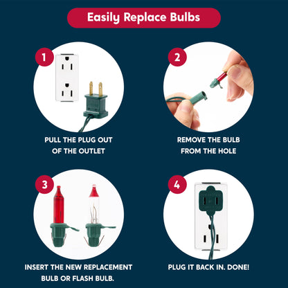 100 Count 21.4FT Multicolor Christmas String Lights