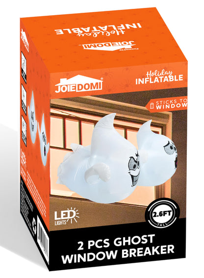 2 Pcs Halloween Inflatables Ghost for Window Decorations