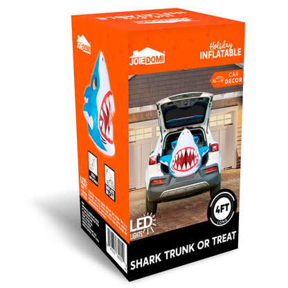 Shark Trunk Or Treat Halloween Inflatables Decor