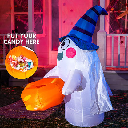 5ft ghost with candy basket