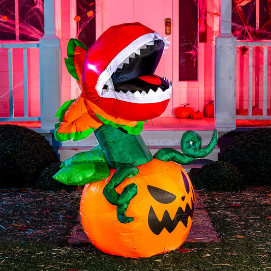 5ft Inflatable Piranha Flower