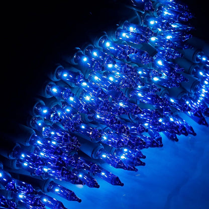 3 Sets of 150-Count Blue Incandescent String Lights