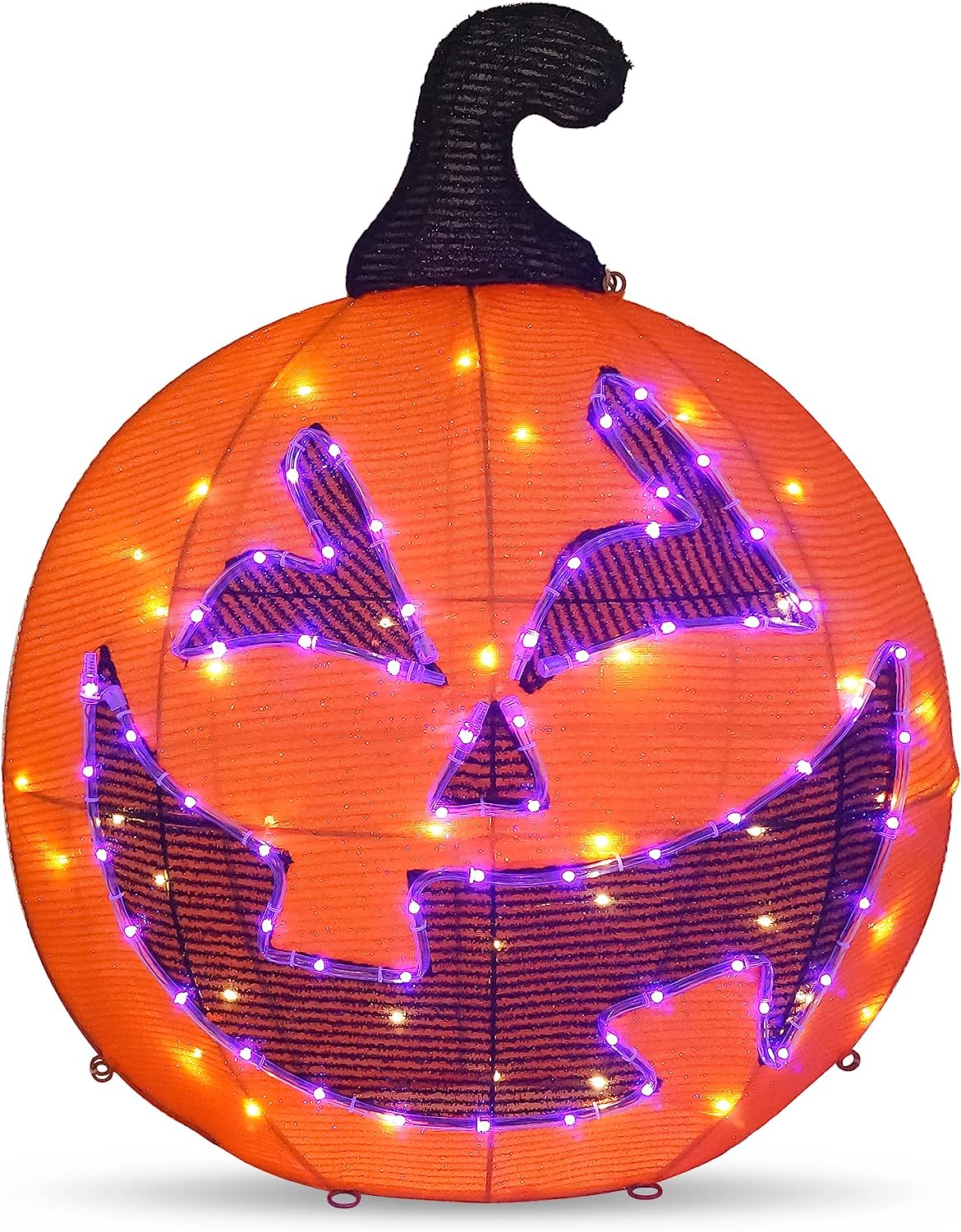 30 in LED Yard Lights - Tinsel Pumpkin (1 Head)
