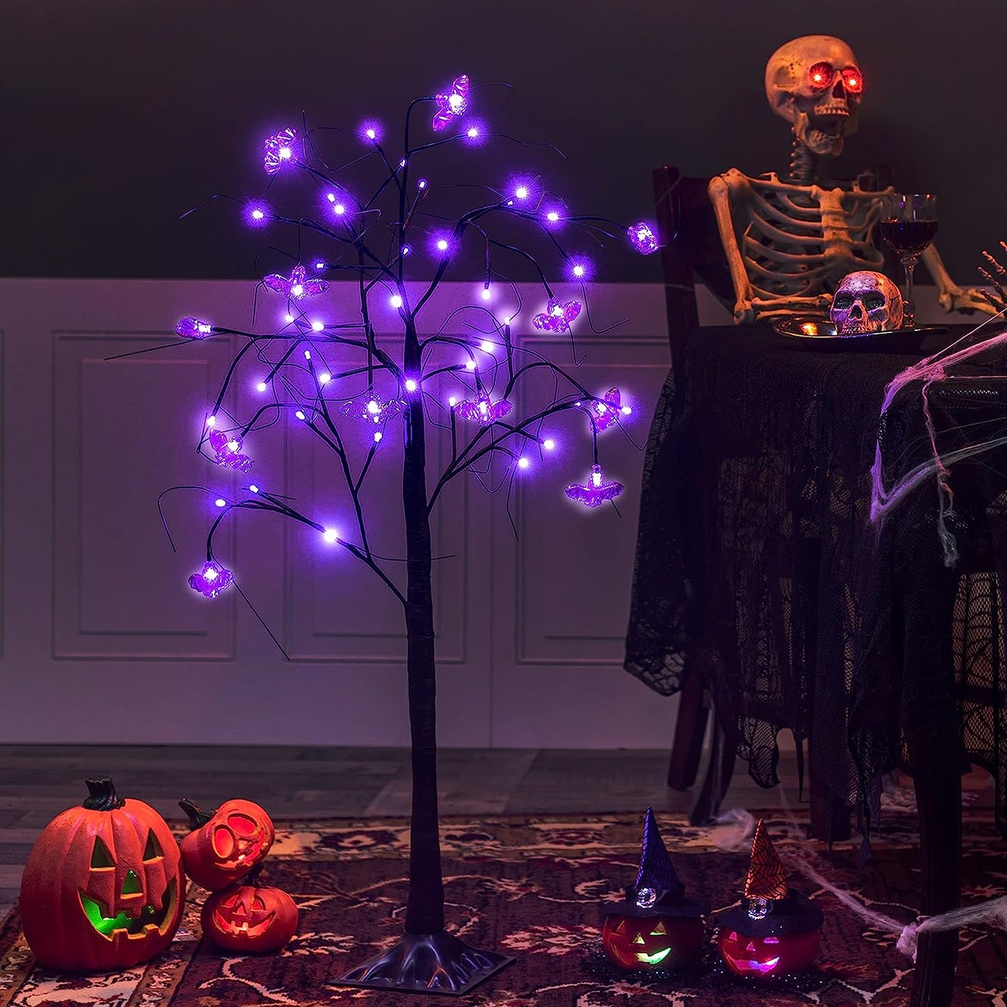 Halloween Spooky Tree Decoration- 4ft