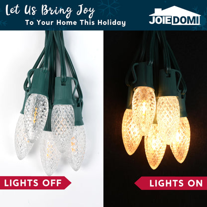 30.75FT C9 Christmas Pathway Marker Lights