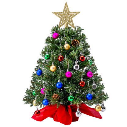 24"/2FT Prelit Tabletop Christmas Tree with Warm Lights