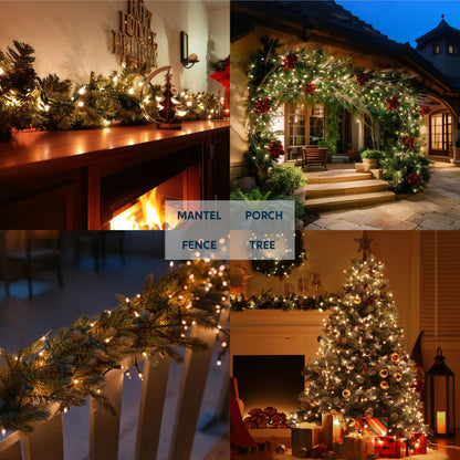 100 Clear Christmas String Lights Indoor