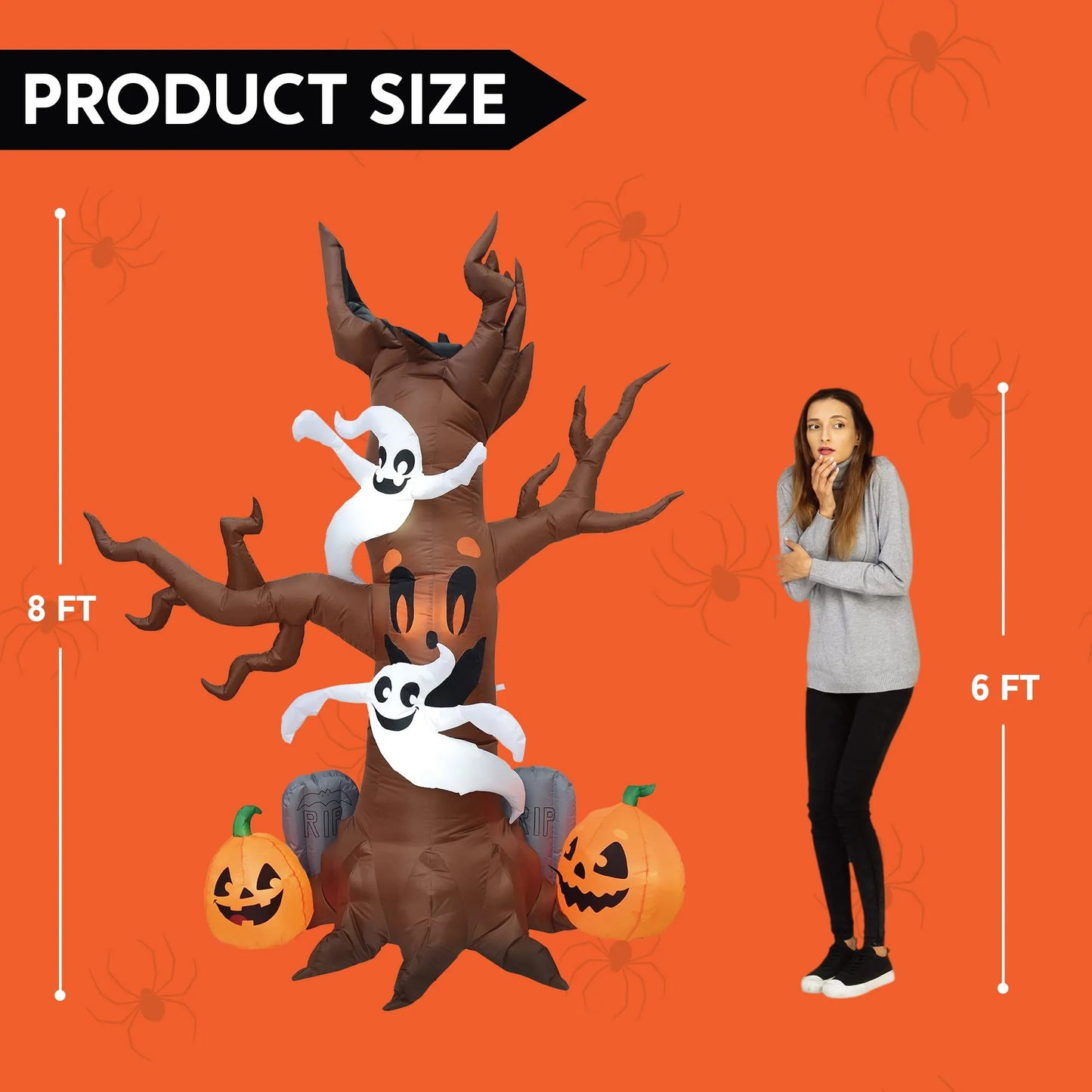 8 ft Scary Tree Inflatable