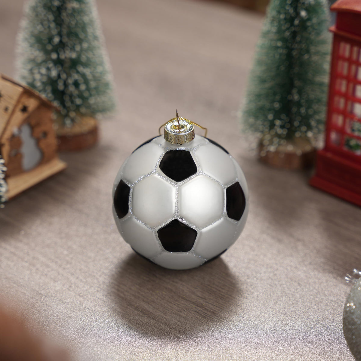 Mini Soccer Christmas Ornaments for Tree Hanging Ornament