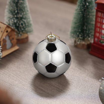 Mini Soccer Christmas Ornaments for Tree Hanging Ornament