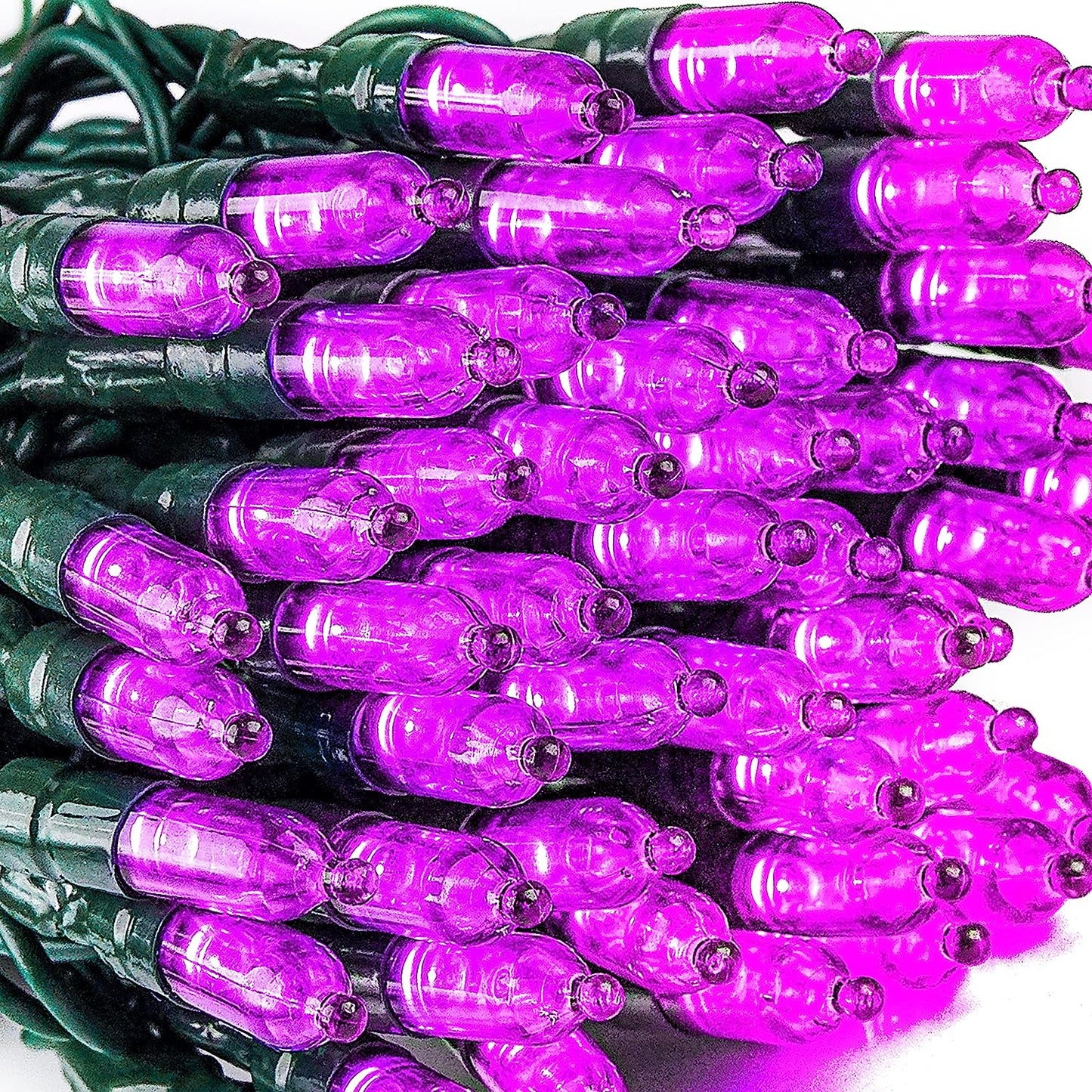 42.9 FT Purple String Lights