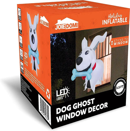 Joiedomi 3.5 FT Halloween Inflatable Dog Broke Out from Window