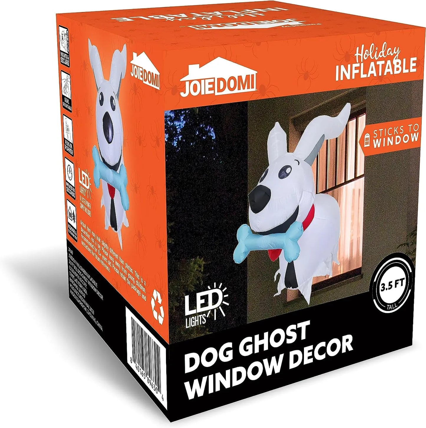 Joiedomi 3.5 FT Halloween Inflatable Dog Broke Out from Window